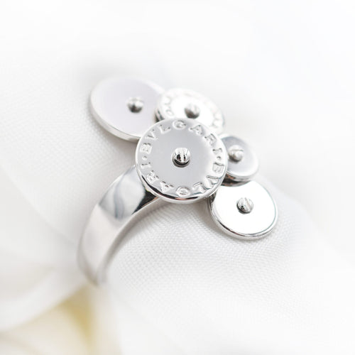 Bague Bague en or blanc de la collection Bulgari Cicladi 58 Facettes 22784