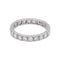 Bague 55.5 Bague Alliance américaine Or blanc Diamant 58 Facettes 4774367RV