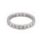 Bague 55.5 Bague Alliance américaine Or blanc Diamant 58 Facettes 4774367RV