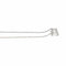Collier Collier Or blanc Diamant 58 Facettes 4445905CN
