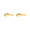 Boucles d'oreilles Boucles d'oreilles  Dormeuses Or jaune Emeraude, Diamant 58 Facettes 4927354CN