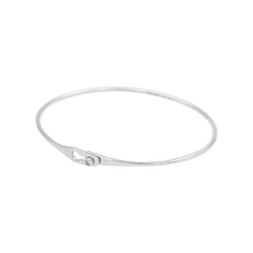 Bracelet Dinh Van Bracelet  Jonc Serrure  Or blanc Diamant 58 Facettes 4978275CN