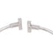 Bracelet Tiffany & Co Bracelet  Tiffany T  Or blanc Diamant, Turquoise 58 Facettes 5006195RV