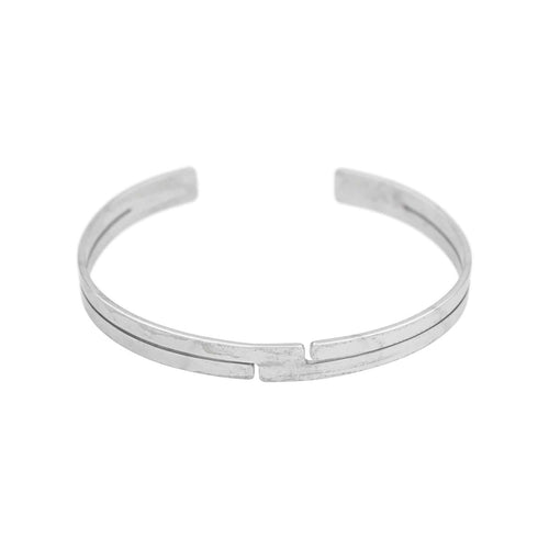 Bracelet Dinh Van Bracelet  Seventies  Or blanc 58 Facettes 5086580CN