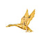Broche Hermès Broche Georges Lenfant Or jaune Saphirs, Diamant, Tsavorite 58 Facettes 5124880CN