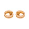 Boucles d'oreilles Bulgari Boucles d'oreilles Créoles  B.Zero1 348036 Or rose Diamant 58 Facettes 5062436CN