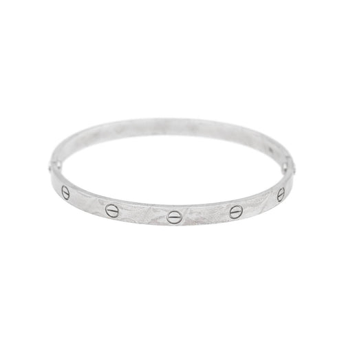 Bracelet Cartier Bracelet Jonc Love Or blanc 58 Facettes 5241495RV