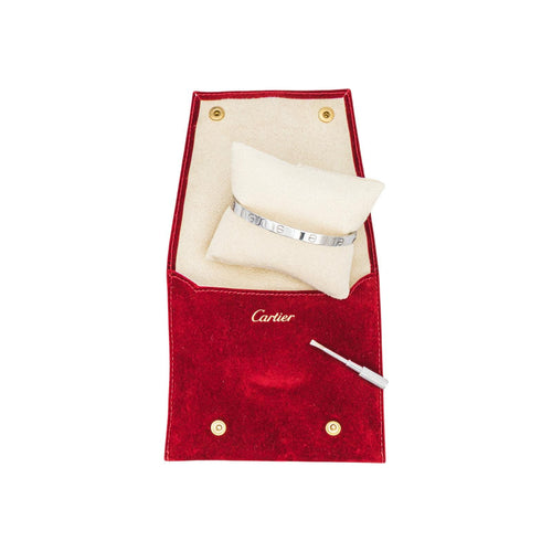 Bracelet Cartier Bracelet Jonc Love Or blanc 58 Facettes 5241495RV
