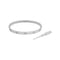 Bracelet Cartier Bracelet Jonc Love Or blanc 58 Facettes 5241495RV