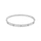 Bracelet Cartier Bracelet Jonc Love Or blanc 58 Facettes 5241495RV