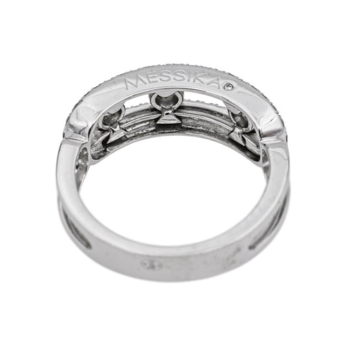 Bague 53 Messika Bague Move Classique Or blanc Diamant 58 Facettes 5197687RV