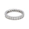 Bague 49 Bague Tour complet Or blanc Diamant 58 Facettes 5275583RV