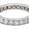 Bague 49 Bague Tour complet Or blanc Diamant 58 Facettes 5275583RV