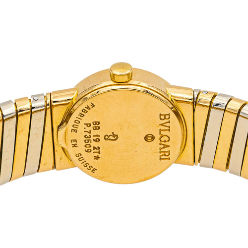 Montre Bulgari Montre Tubogas BB 19 2T Or jaune, Acier 58 Facettes 5249438CN