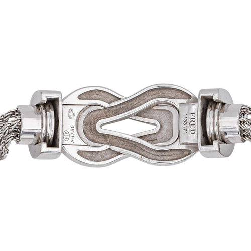 Bracelet Fred Bracelet Chance Infinie Or blanc Diamant 58 Facettes 5458732RV
