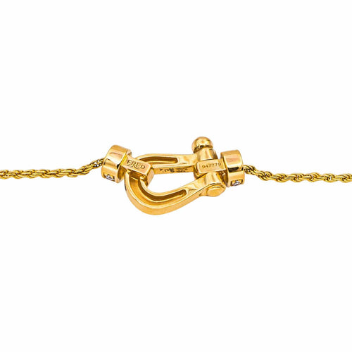 Collier Fred Collier Force 10 Or jaune Diamant 58 Facettes 5458733RV