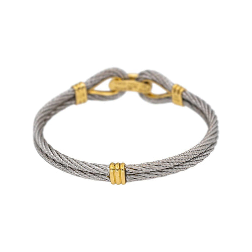 Bracelet Fred  Bracelet  Force 10 Or jaune, Acier 58 Facettes 5314997CN