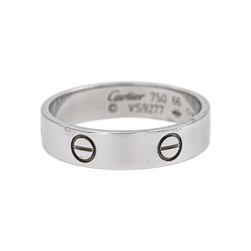 Bague 66 Cartier Bague Love Or blanc 58 Facettes 5368248CN