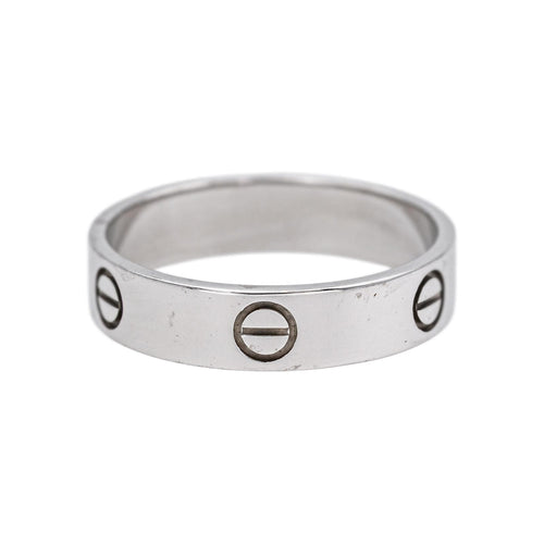 Bague 66 Cartier Bague Love Or blanc 58 Facettes 5368248CN