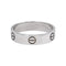 Bague 66 Cartier Bague Love Or blanc 58 Facettes 5368248CN