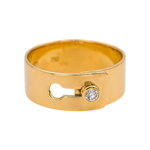 Bague 52 Dinh Van Bague Serrure Or jaune Diamant 58 Facettes 5488785CN