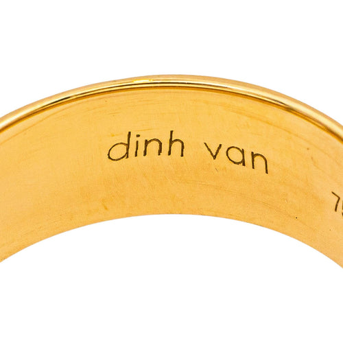 Bague 52 Dinh Van Bague Serrure Or jaune Diamant 58 Facettes 5488785CN