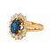 Bague 55 Bague Pompadour Or jaune Saphir, Diamant 58 Facettes 5488788CN