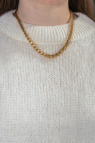 Collier Collier Maille palmier Or jaune 58 Facettes 5040829CN