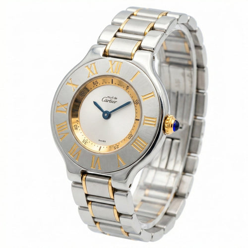 Montre Cartier Must de Cartier 21 - Montre réf. 1340 58 Facettes 2989