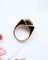 Bague 55 Bague tank 1940 en or rose 750 rubis Verneuil et diamants 58 Facettes A12005