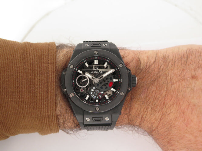 Montre Hublot Big Bang Meca-10 Black Magic - Montre automatique 45 mm 58 Facettes 274291