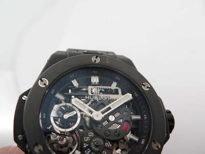 Montre Hublot Big Bang Meca-10 Black Magic - Montre automatique 45 mm 58 Facettes 274291