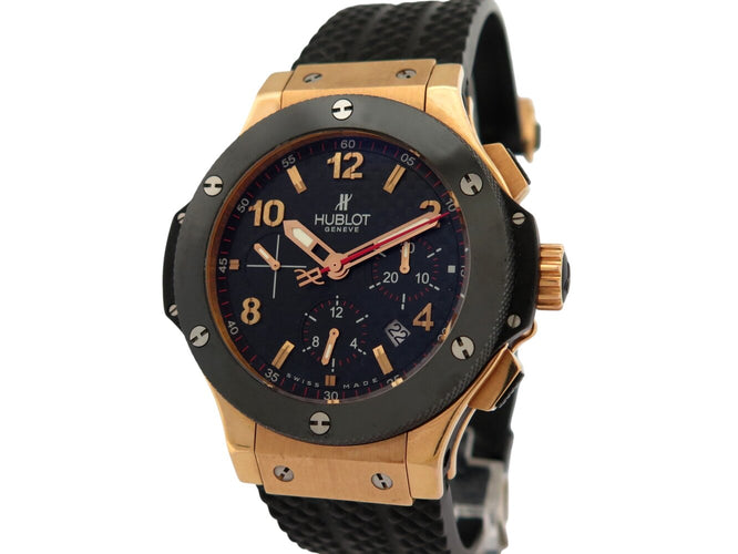 Montre Hublot Big Bang - Montre automatique 44 mm en or rose 18k et céramique 58 Facettes 274289
