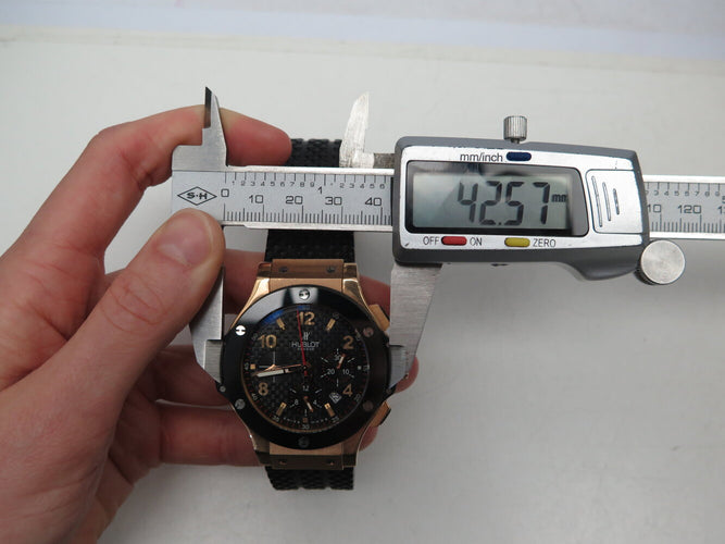Montre Hublot Big Bang - Montre automatique 44 mm en or rose 18k et céramique 58 Facettes 274289