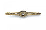 Broche Broche Belle Époque en or jaune 585 et platine, diamants taille ancienne 2,50 ct 58 Facettes 11936