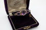 Bracelet Bracelet ancien rigide en or avec améthystes et perles naturelles 58 Facettes 11787