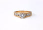 Bague 51 Bague solitaire - Diamant en or jaune 18K 58 Facettes solo.certif.2170.1