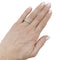 Bague 53 Alliance tour complet, or blanc et diamants. 58 Facettes 35479