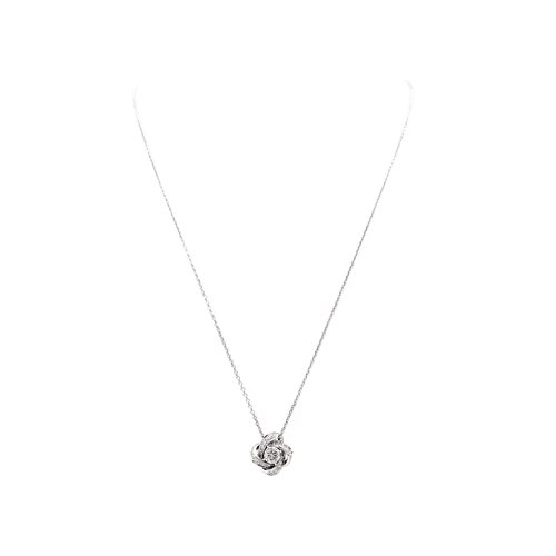 Collier Collier Boucheron, « Ava Pivoine », or blanc, diamants. 58 Facettes 35412
