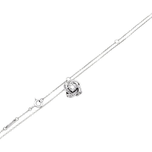 Collier Collier Boucheron, « Ava Pivoine », or blanc, diamants. 58 Facettes 35412