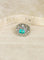 Bague 52 Bague boule en platine avec émeraude de Colombie et diamants 58 Facettes