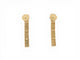 Boucles d'oreilles Mauboussin - Boucles d’oreilles créoles en or jaune 18k et diamants 0,96 ct 58 Facettes 274244