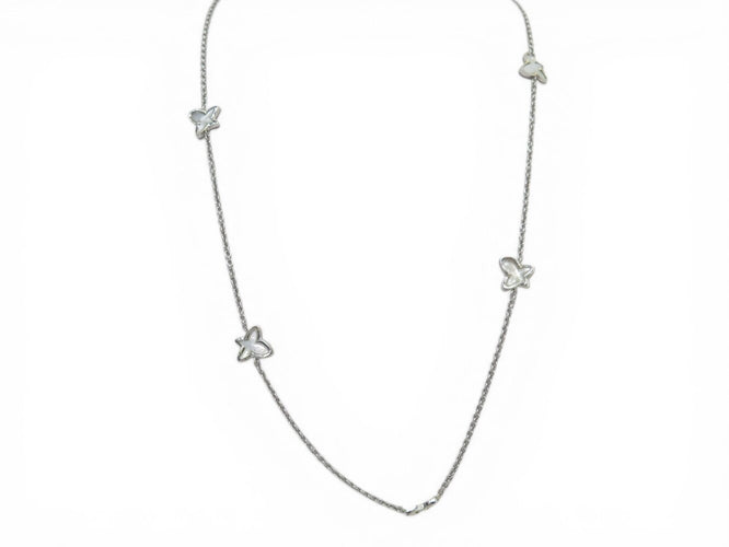 Collier Mauboussin - Collier sautoir « Tu es la sublime fleur de ma vie » en or blanc 18k 58 Facettes 274238