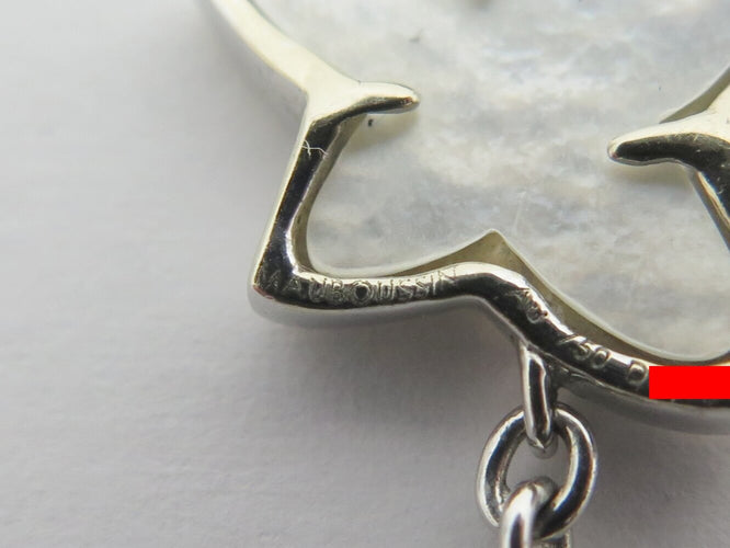 Collier Mauboussin - Collier sautoir « Tu es la sublime fleur de ma vie » en or blanc 18k 58 Facettes 274238