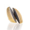 Bague 53 Vhernier Eclisse - Bague en or rose 18k et diamants blancs et noirs 58 Facettes 2.19359