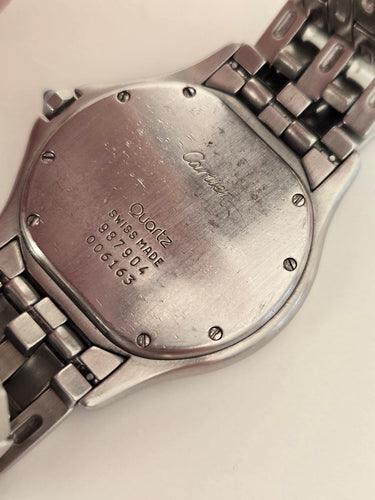 Montre Cartier Panthère Cougar - Montre en acier inoxydable à quartz 58 Facettes 1