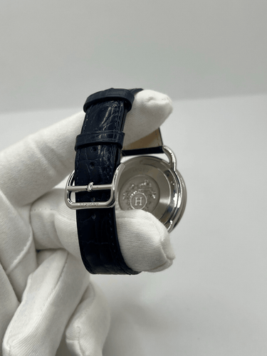 Montre Hermès Arceau Grand Modèle - Montre en acier 40 mm quartz 58 Facettes 1770