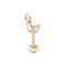 Pendentif DODO - Pendentif flèche d’amour en or rose 58 Facettes UKD363547SO