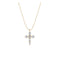 Collier Collier - Croix en or jaune 18K et diamants de laboratoire 58 Facettes UKD364810MM