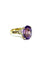 Bague 56 Bague en or jaune 18 carats à améthyste ovale 58 Facettes id: 1745873